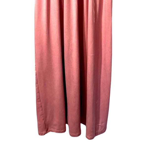 Olivia Rae Maxi Dress Womens Size S Pink Rose Lightweight Sleeveless Straps NWT - Picture 7 of 7